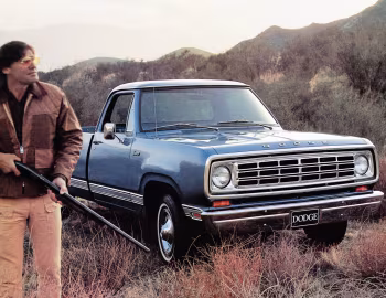 1975 Dodge D100 Conventional Cab Sweptline Pickup Custom Special Pkg.