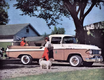 1958 Dodge D100 Sweptside Pickup (L6)