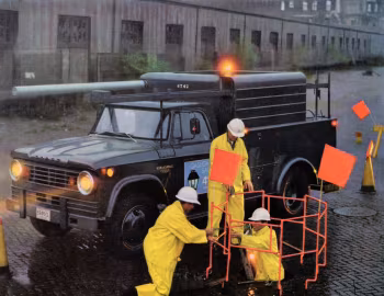 1966 Dodge D400 Utility Truck