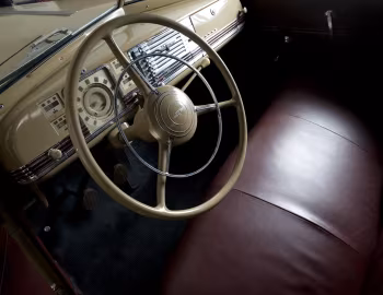 Interior 1940 Dodge Deluxe Convertible Coupe (D14)