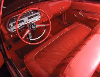 Interior 1963 Dodge 330 2-door Sedan Factory Lightweight (TD2L-611)