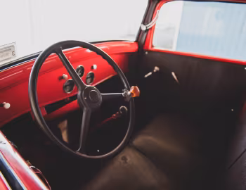 Interior 1934 Dodge Model K-34 Oil Tanker