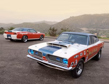 Sox & Martin Supercars Plymouth Barracuda Hemi BO29 Race Car, Dodge