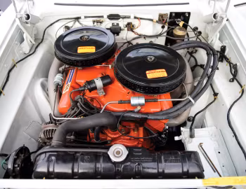 Bajo el capó 1963 Dodge Polara 426/425 HP Max Wedge Stage II Hardtop Coupe (TD2H 632)