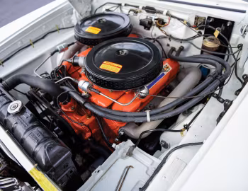 Bajo el capó 1963 Dodge Polara 426/425 HP Max Wedge Stage II Hardtop Coupe (TD2H 632)