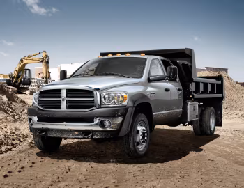 Dodge Ram 4500 Quad Cab with Rugby Dump body '2007–09