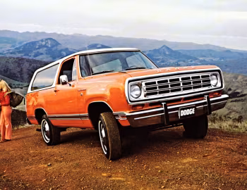 1975 Dodge Ramcharger SE Pkg. (AW100) '1974–75