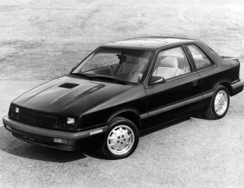 1987–88 Dodge Shadow ES Turbo 2-door Sedan (PDH-24) '1986–88