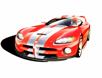 Эскиз Dodge Viper GTS-R Concept '01.2000