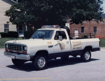 1984 Dodge W350 Power Ram Sweptline Brush Truck