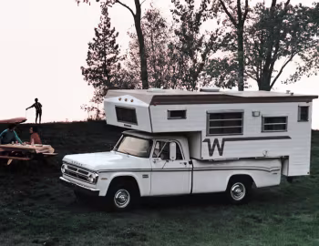 1970 Dodge D100 Sweptline Winnebago Camper