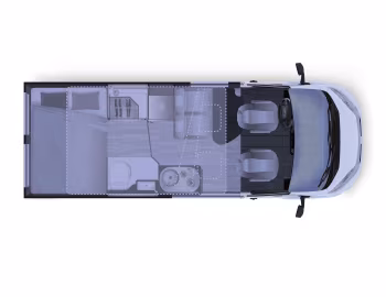 Interior 2022–pr. Peugeot Boxer Dreamer D55 Up '2021–pr.