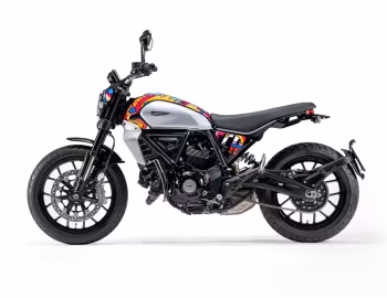 Ducati Scrambler Icon with Van Orton Design painted fairing kit '05.2024