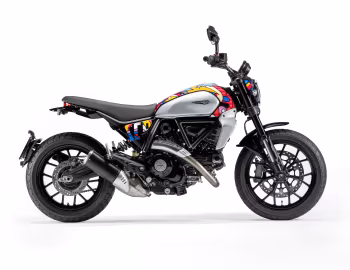 Ducati Scrambler Icon with Van Orton Design painted fairing kit '05.2024
