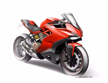草图 Ducati SuperSport