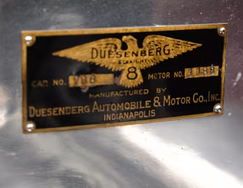 1923 Duesenberg A 786/1188 Touring by Millspaugh & Irish