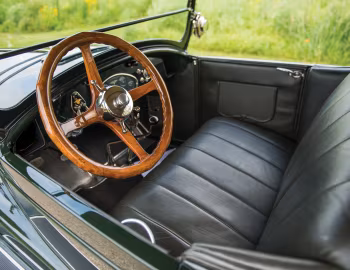 Painel frontal 1923 Duesenberg A 977/1373 Sport Phaeton by Fleetwood