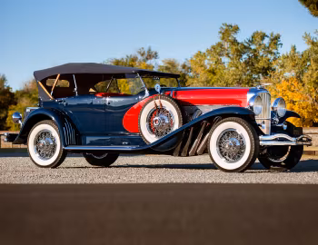 1929 Duesenberg J 129/2151 Dual Cowl Phaeton SWB by LeBaron
