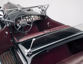 Interior 1929 Duesenberg SJ 292/2158 Dual Cowl Phaeton SWB by LeBaron