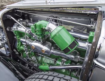 Sob o capô 1932 Duesenberg J 474/2481 Dual Cowl Phaeton LWB by LaGrande