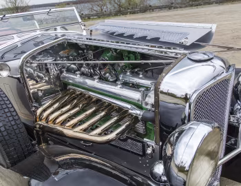 Sob o capô 1932 Duesenberg J 474/2481 Dual Cowl Phaeton LWB by LaGrande