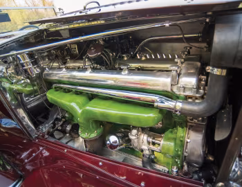 Під капотом 1929 Duesenberg J 119/2551 Disappearing Top Convertible Coupe SWB by Murphy