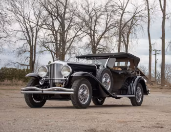 1929 Duesenberg J 121/2177 Sweep Panel Phaeton SWB by LeBaron