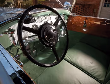 Painel frontal 1929 Duesenberg J 147/2168 Convertible Coupe SWB by Murphy