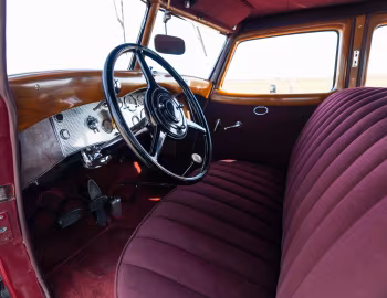 Interior 1929 Duesenberg J 189/2210 Blind Quarter Brougham SWB by LaGrande