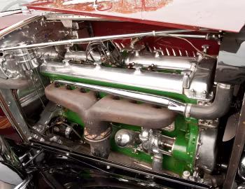 Sob o capô Duesenberg J 288/2307 Convertible Berline LWB by Murphy '1930