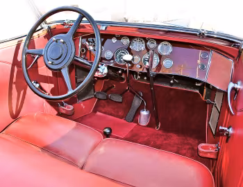 Interior 1933 Duesenberg J 384/2535 Convertible Victoria SWB by Rollston