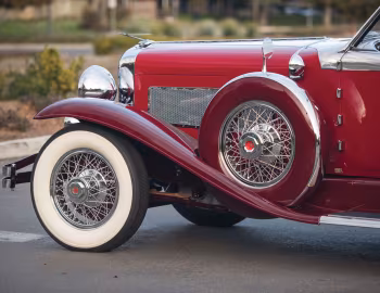 1929 Duesenberg J 414/2199 Disappearing Top Torpedo Convertible Coupe SWB by Murphy