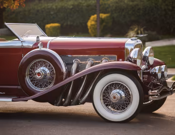 1929 Duesenberg J 414/2199 Disappearing Top Torpedo Convertible Coupe SWB by Murphy