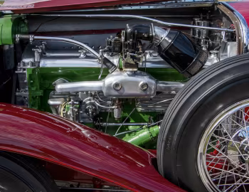 Sob o capô Duesenberg J 420/2363 Convertible Sedan SWB by Murphy '1931