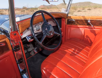 Interior 1931 Duesenberg J 446/2465 Convertible Berline LWB by Franay