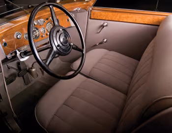 Interior Duesenberg J 546/2574 Torpedo Berline LWB by Rollston '1934