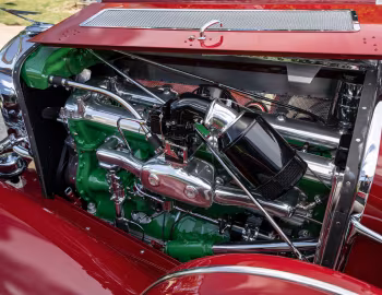 Bajo el capó 1935 Duesenberg J 548/2583 Torpedo Phaeton LWB by LaGrande