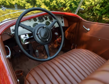 Interior 1934 Duesenberg SJ 523/2552 Dual Cowl Phaeton SWB by LaGrande-Union City