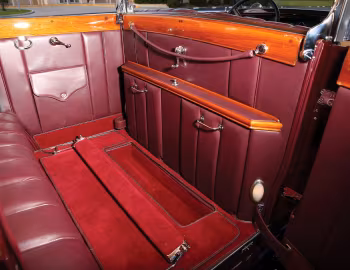 Interior Duesenberg SJ 494/2515 Convertible Berline LWB by LeBaron '1934