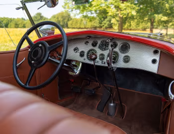 Interior 1934 Duesenberg SJ 523/2552 Dual Cowl Phaeton SWB by LaGrande-Union City