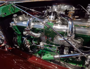 Sob o capô Duesenberg SJ 272/2293 Convertible Victoria SWB by Rollston '1931