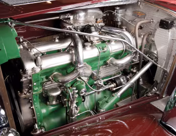 Sob o capô Duesenberg SJ 272/2293 Convertible Victoria SWB by Rollston '1931