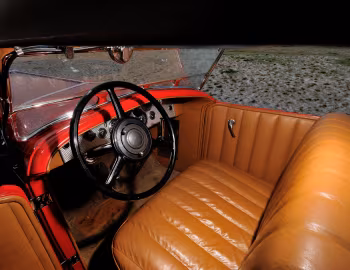 Painel frontal Duesenberg SJ 463/2480 Dual Cowl Phaeton LWB by LaGrande-Union City '1932