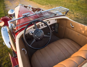 Panneau avant 1933 Duesenberg SJ 510/2540 Phaeton LWB by LaGrande-Union City