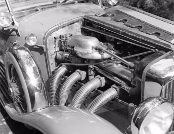 Sob o capô 1934 Duesenberg SJ 526/2554 Torpedo Phaeton LWB by Weymann-LaGrande