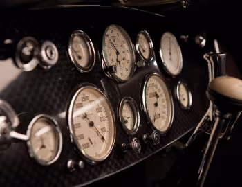Painel 1933 Duesenberg SJ 528/2551 Riviera Phaeton SWB by Brunn