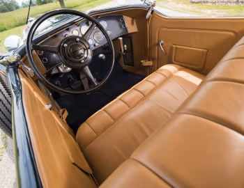 Interior 1935 Duesenberg SJ 562/2592 Dual Cowl Phaeton LWB by LaGrande