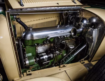 Sob o capô 1927 Duesenberg X Sport Touring by Locke (D95D)