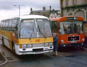 Leyland Tiger TRCTL11/3R Duple Laser Express, MAN SG 192 R Göppel