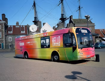 MAN 14.220 East Lancs Myllennium BBC Radio mobile studio [UK-spec] '09.2002–09.2006